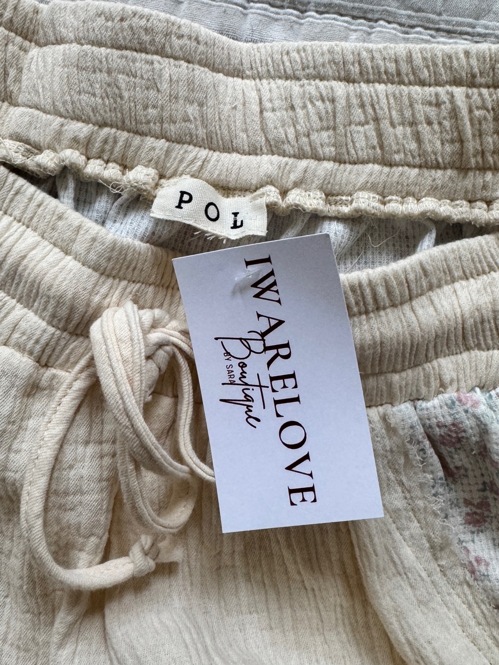 POL CREAM PANTS